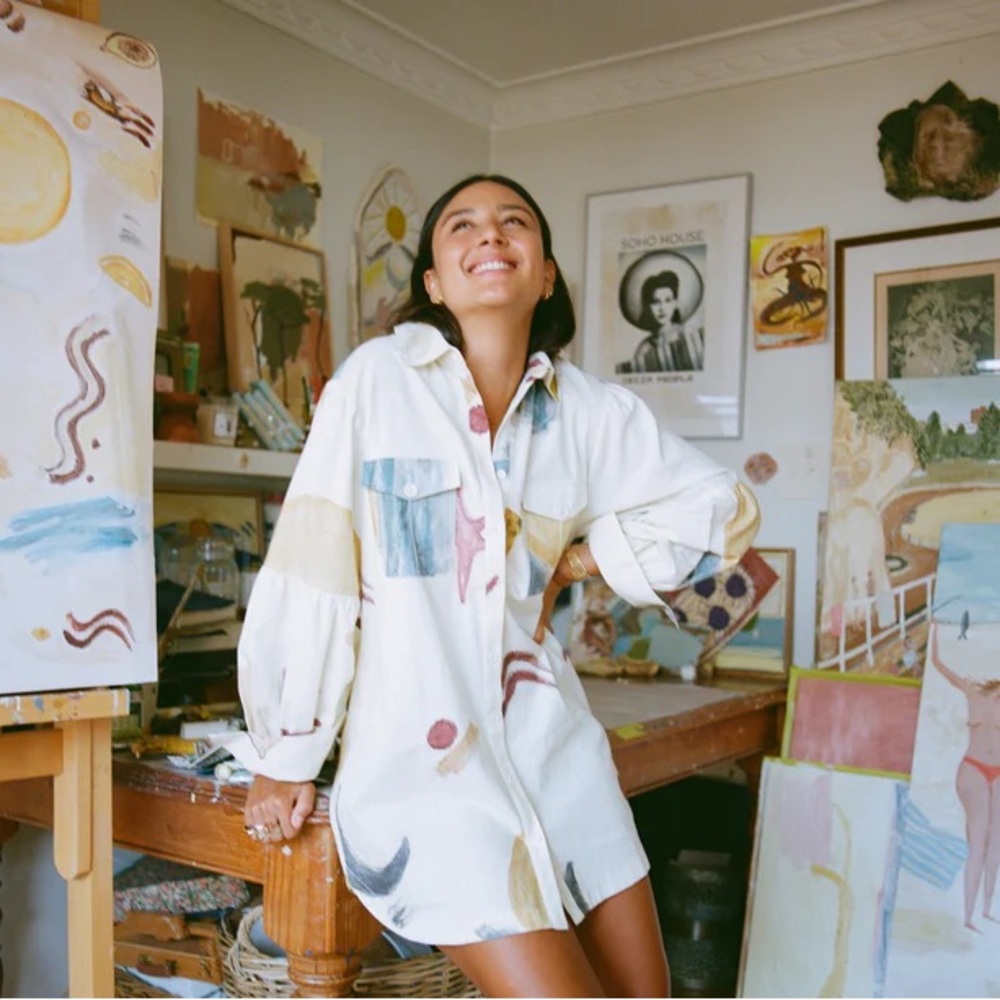 ISO SIR the Label x Gabrielle Penfold shirt dress